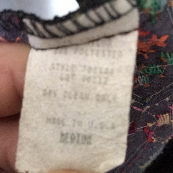 Vtg embroidery 35th 10th NYC Nicholas Jason western festival vest Sz M - Picture 8 of 9